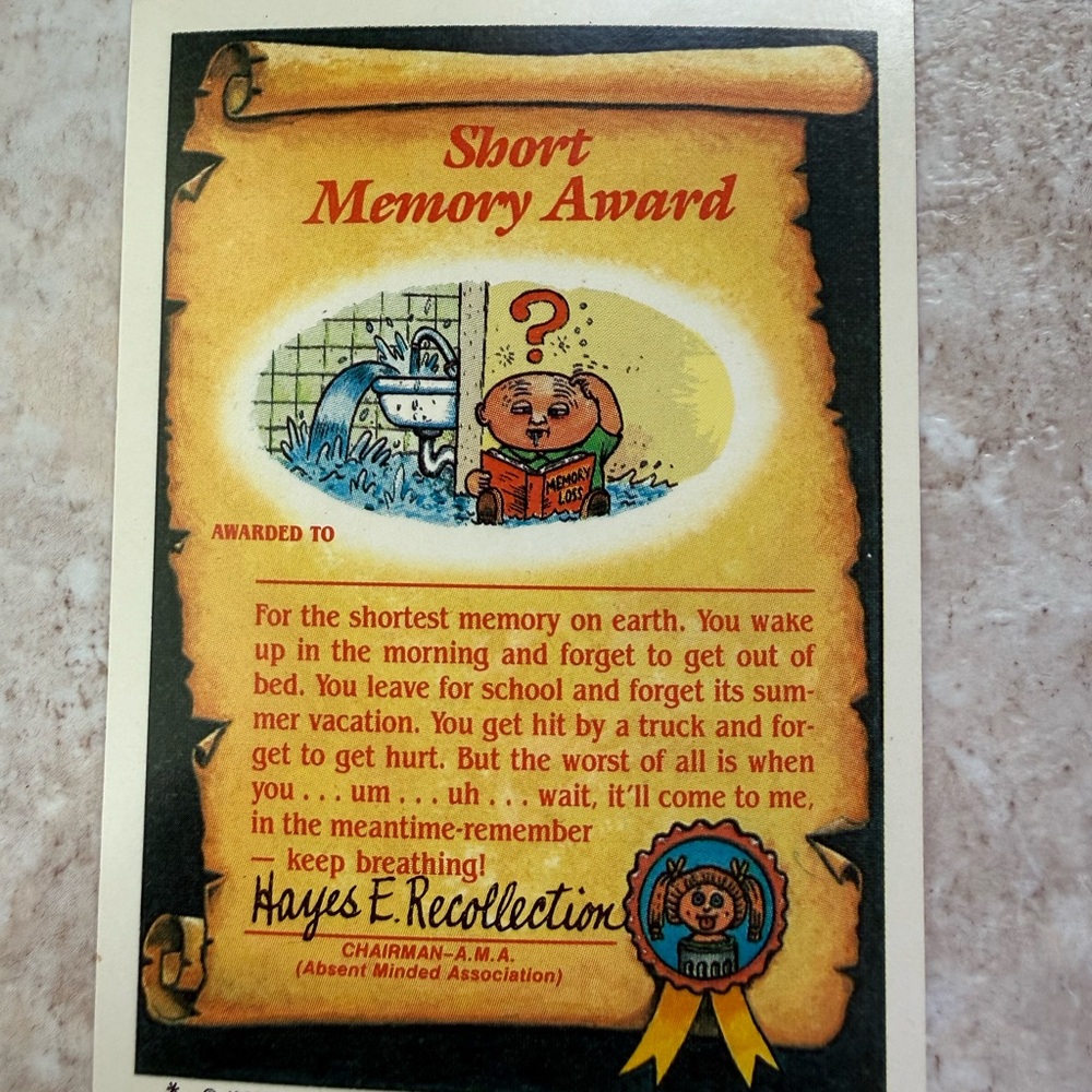 Garbage Pail Kids
Shrunken Ed Toy - Picture 2 of 2